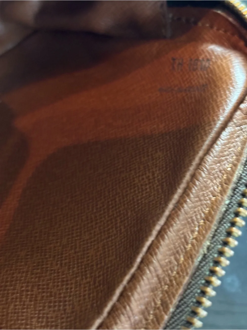 Auth Louis Vuitton Marly Dragonne GM Monogram Canvas Clutch Wristlet Bag Vintage